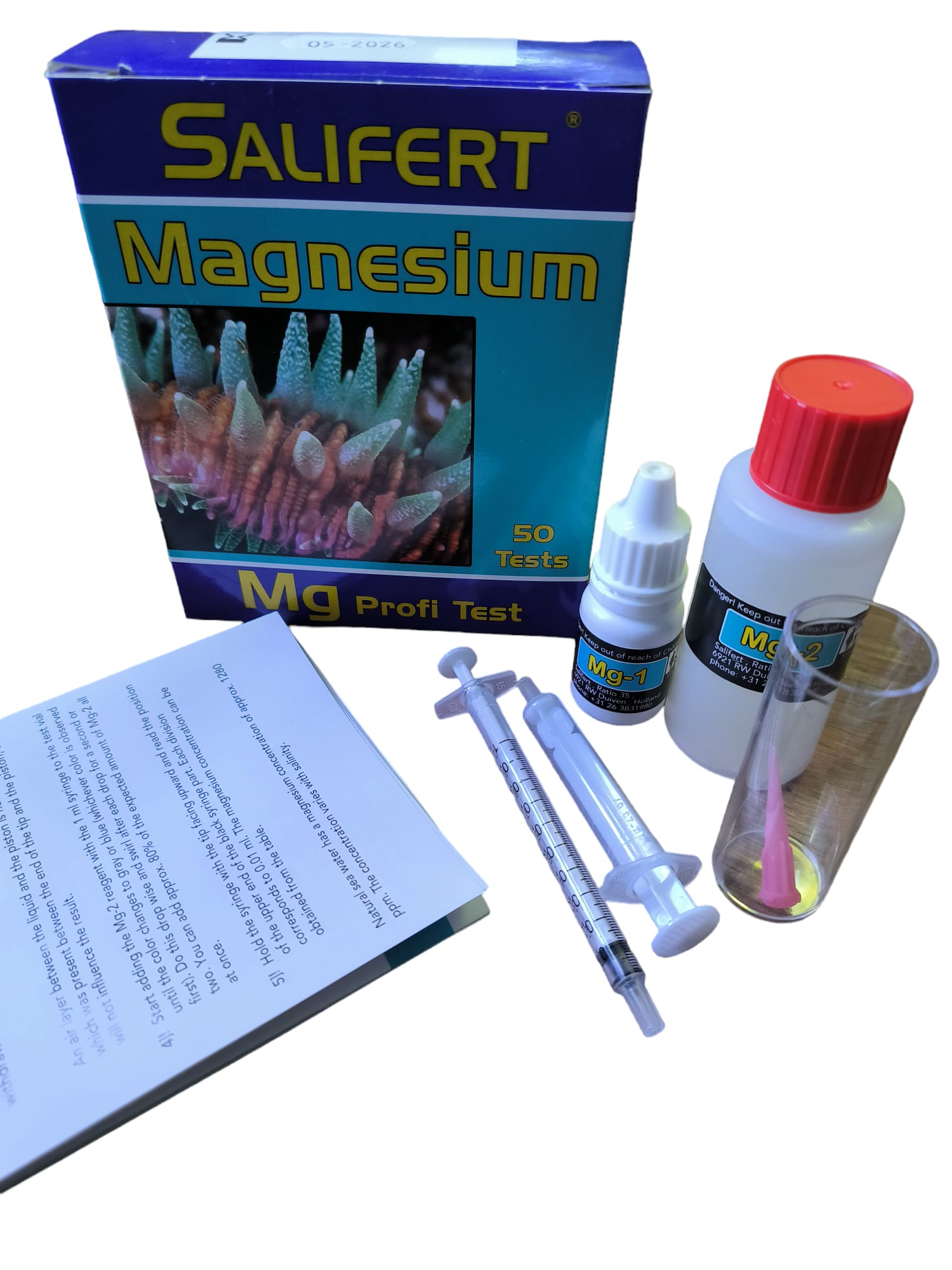 Magnesium im Meerwasserbecken