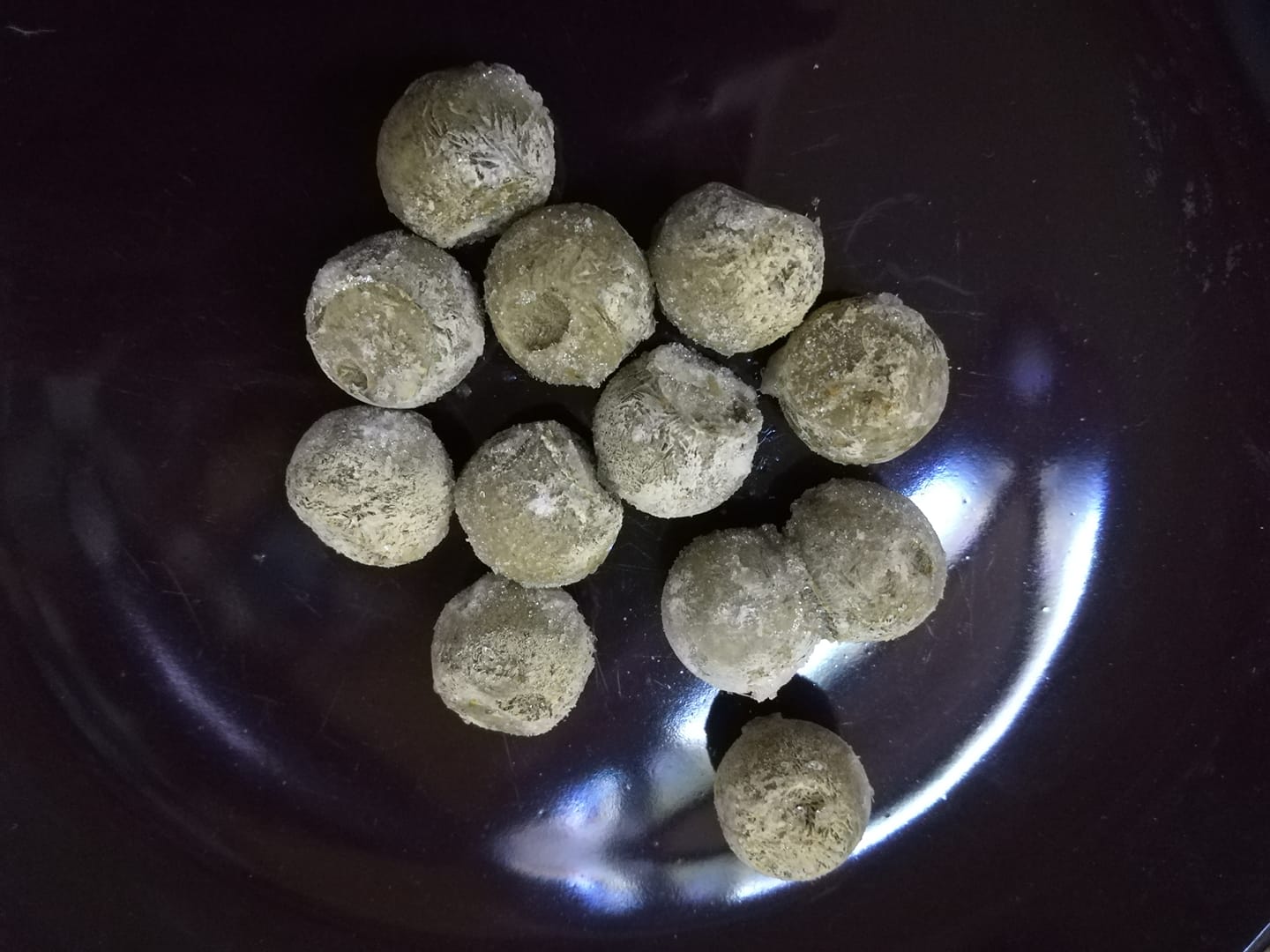 Rezept "Spitzwegerich Eis Ball" - für Garnelen, Schnecken und Krebse